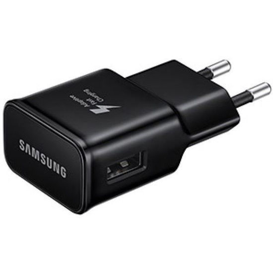 Imagine ORIGINAL SAMSUNG , FAST CHARGERS 9V/2A  +CABLU DATE  TYPE-C  GALAXY NOTE 8 /S8/S8+/S9/S9+/NOTE,9-NEGRU -BULK