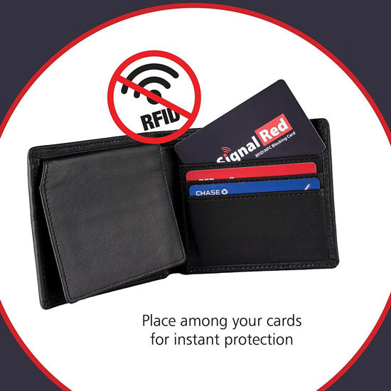 Imagine Card protectie contactless RFID si NFC pentru protejarea cardurilor bancare si pasapoartelor cu cip RFID - Smart Card - pachet cu 3 bucati