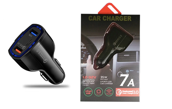 Imagine FAST CAR  CHARGERS 12V/3.5A +Cablu date TYPC s10,note10,s9,s8,note8,9