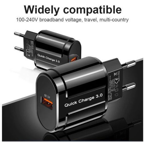 Imagine ADAPTOR  USB FAST CHARGER 3.0  18W