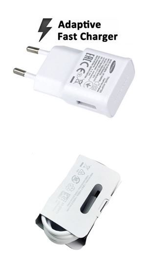 Imagine Original Wall Charger Samsung Galaxy Fast Charge (EP-TA20EBEUGWW) USB TYP-C   9V/2A S10,S8/S8+/S9/S9+ BULK ,ALB