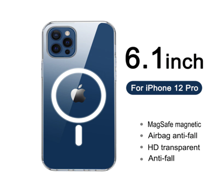 Imagine Husa De Protectie Clear Case MagSafe Pentru IPhone 12