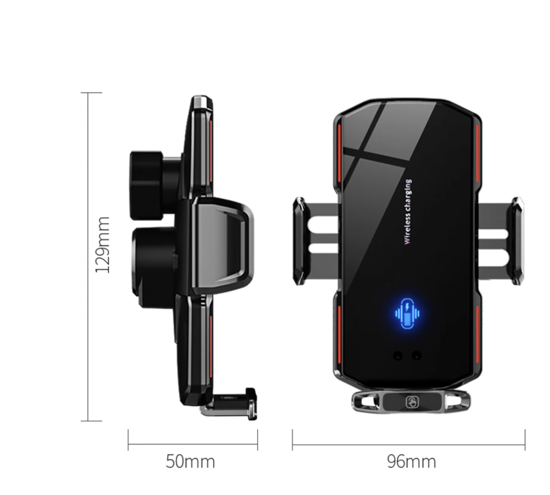 Imagine Set 3 buc, Incarcator auto fast wireless chargers, 15W, Automatic SMART sensor,universal,Samsung, IPhone, Huawei