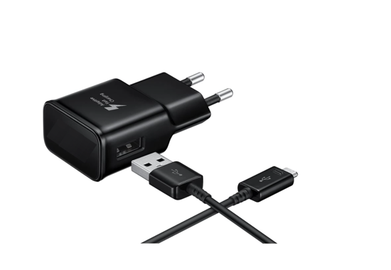 Imagine FAST CHARGERS S10+ , 9V/2A +CABLU DATE TYPE-C GALAXY NOTE 8 /S8/S8+/S9/S9+/NOTE,9-NEGRU
