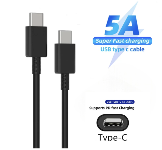 Imagine Cablu Type-C la Type-C Black 1m, 5A,Bulk