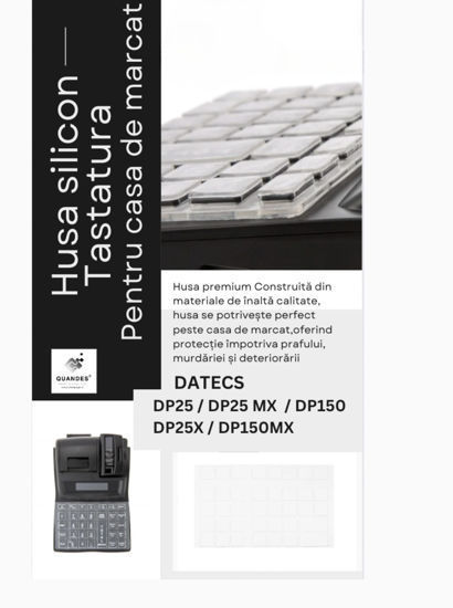 Imagine LOT 50 buc Husa silicon pentru tastatura Datecs DP25/DP25 MX /DP150/DP25X/   35 ron Pe buc