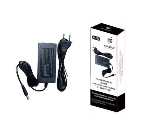 Imagine Lot 20 buc Incarcator Casa De Marcat Pentru Datecs : 31,5 W 9V/3.5 A DP25, DP25BT:9V/3.5 A/ 65 Ron pe buc