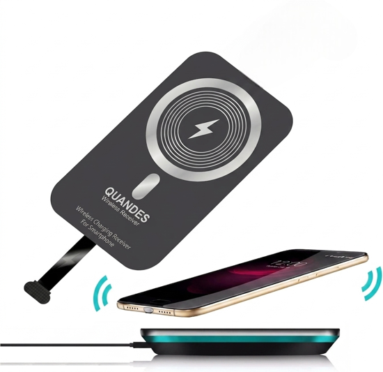Imagine Set 4in1 Incarcator Wireless super Fast Charging 30W, Pad QI, 25W adaptor PD usb-c, Wireless receptor Typ-C 10w Fast, Universal, compatibil pentru Samsung, Huawei, oppo, Xiaomi, QUANDES®